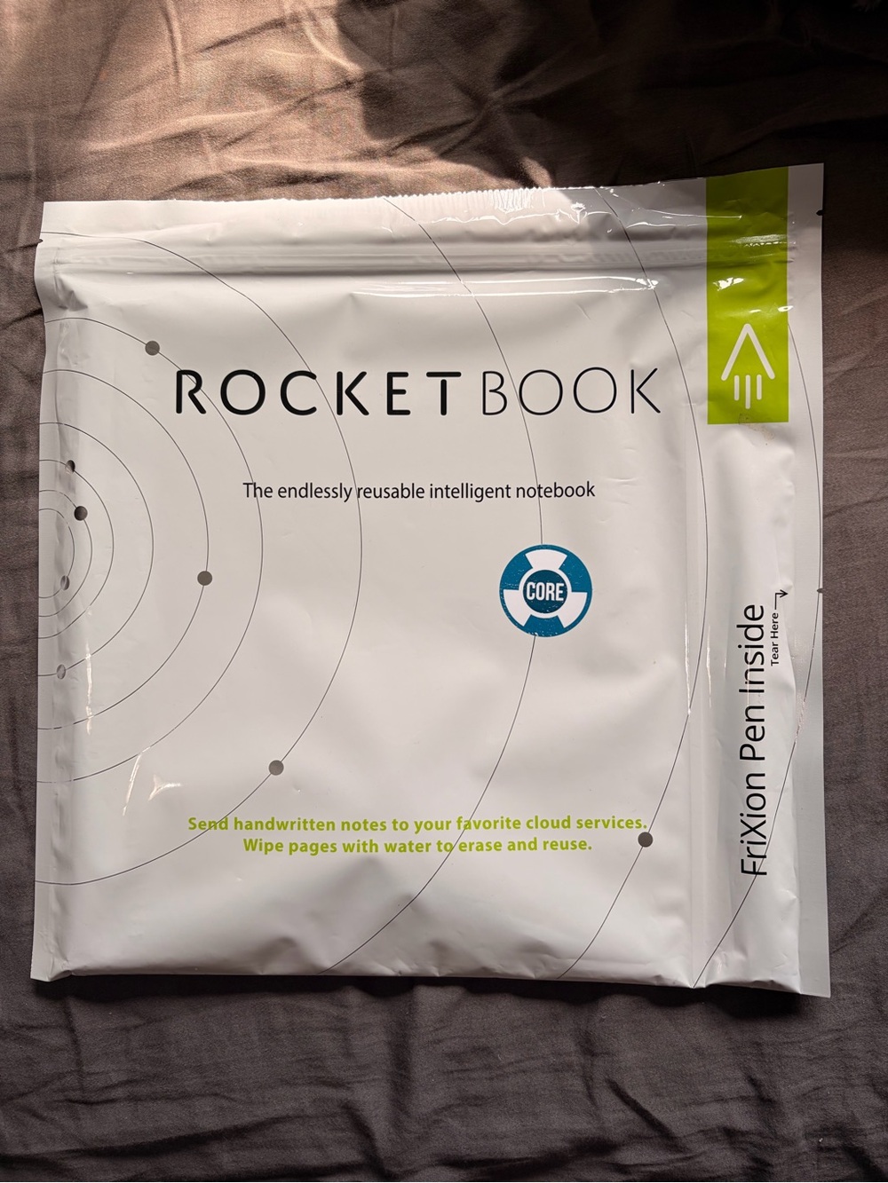 RocketBook Core Reusable Notebook – Dark Blue Lined